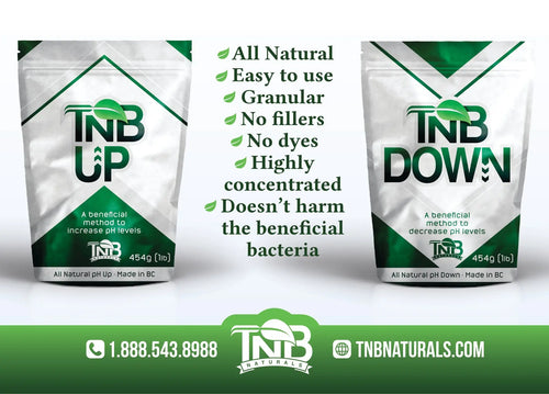 TNB pH UP & DOWN Info Card - TNB Naturals