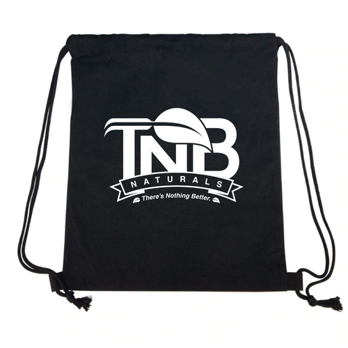TNB Naturals Black Drawstring Bag